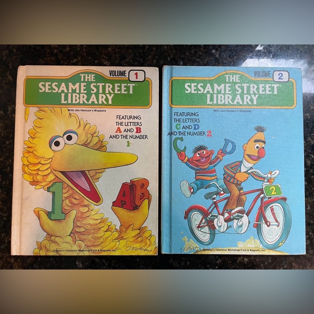Sesame Street Library Volume 1 and 2 Books